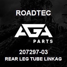 207297-03 Roadtec REAR LEG TUBE LINKAGE BRACKET | AGA Parts