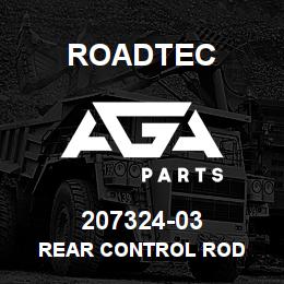 207324-03 Roadtec REAR CONTROL ROD | AGA Parts