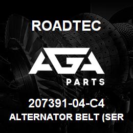 207391-04-C4 Roadtec ALTERNATOR BELT (SERPENTINE) | AGA Parts