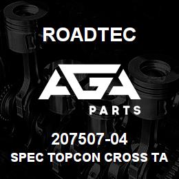 207507-04 Roadtec SPEC TOPCON CROSS TALK CABLE | AGA Parts