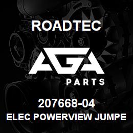 207668-04 Roadtec ELEC POWERVIEW JUMPER TERM RESISTOR | AGA Parts