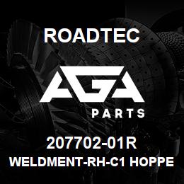 207702-01R Roadtec WELDMENT-RH-C1 HOPPER ENDPLATE | AGA Parts