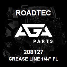 208127 Roadtec GREASE LINE 1/4" FLEX 167"LG. | AGA Parts
