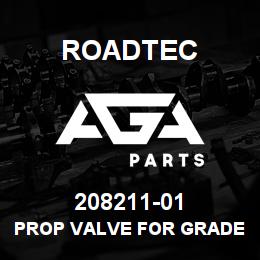208211-01 Roadtec PROP VALVE FOR GRADE/SLOPE | AGA Parts