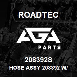 208392S Roadtec HOSE ASSY 208392 W/ SLEEVE | AGA Parts
