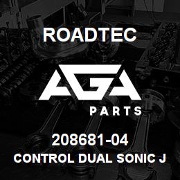 208681-04 Roadtec CONTROL DUAL SONIC J BOX CABLE | AGA Parts