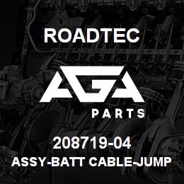 208719-04 Roadtec ASSY-BATT CABLE-JUMPER | AGA Parts
