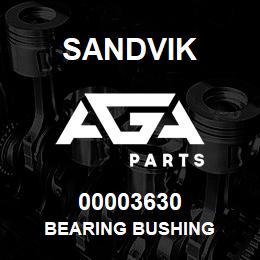00003630 Sandvik BEARING BUSHING | AGA Parts