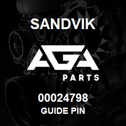 00024798 Sandvik GUIDE PIN | AGA Parts