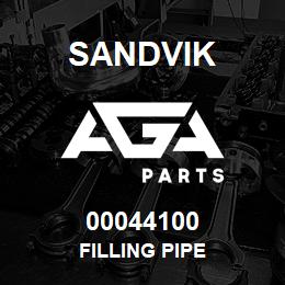 00044100 Sandvik FILLING PIPE | AGA Parts