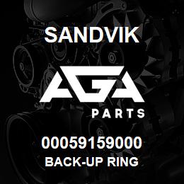 00059159000 Sandvik BACK-UP RING | AGA Parts