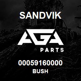 00059160000 Sandvik BUSH | AGA Parts