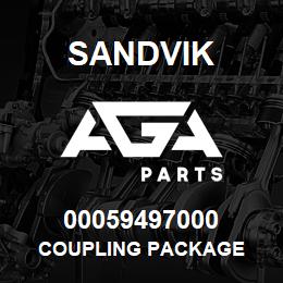 00059497000 Sandvik COUPLING PACKAGE | AGA Parts