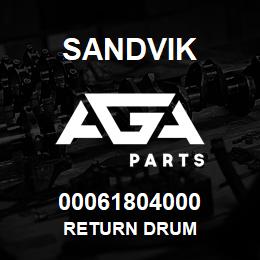 00061804000 Sandvik RETURN DRUM | AGA Parts