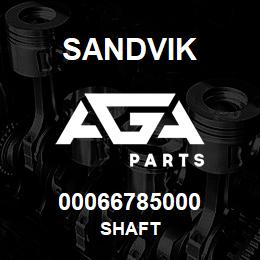 00066785000 Sandvik SHAFT | AGA Parts
