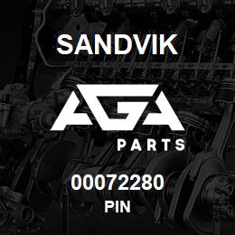 00072280 Sandvik PIN | AGA Parts