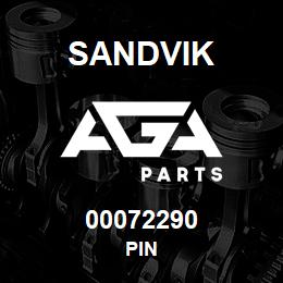 00072290 Sandvik PIN | AGA Parts