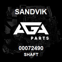 00072490 Sandvik SHAFT | AGA Parts