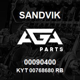 00090400 Sandvik KYT 00768680 RB | AGA Parts
