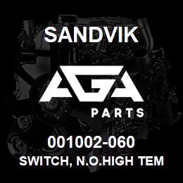 001002-060 Sandvik SWITCH, N.O.HIGH TEMP | AGA Parts