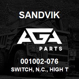 001002-076 Sandvik SWITCH, N.C., HIGH TEMP | AGA Parts