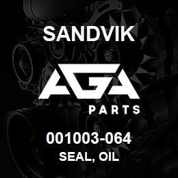 001003-064 Sandvik SEAL, OIL | AGA Parts