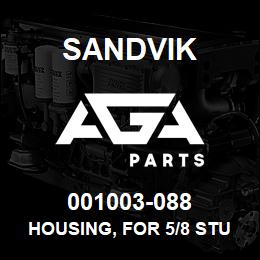 001003-088 Sandvik HOUSING, FOR 5/8 STUDS | AGA Parts