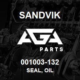 001003-132 Sandvik SEAL, OIL | AGA Parts