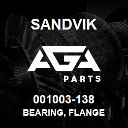 001003-138 Sandvik BEARING, FLANGE | AGA Parts
