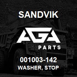 001003-142 Sandvik WASHER, STOP | AGA Parts