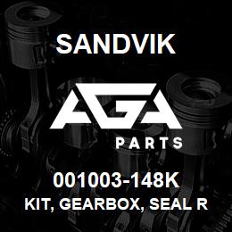 001003-148K Sandvik KIT, GEARBOX, SEAL RB | AGA Parts