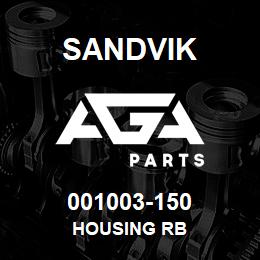 001003-150 Sandvik HOUSING RB | AGA Parts
