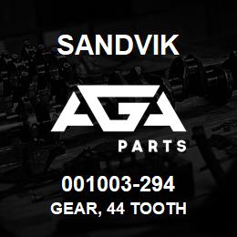 001003-294 Sandvik GEAR, 44 TOOTH | AGA Parts