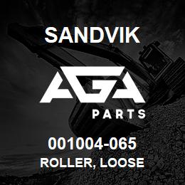 001004-065 Sandvik ROLLER, LOOSE | AGA Parts