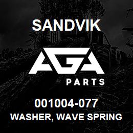 001004-077 Sandvik WASHER, WAVE SPRING | AGA Parts