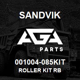 001004-085KIT Sandvik ROLLER KIT RB | AGA Parts
