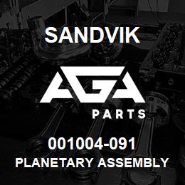 001004-091 Sandvik PLANETARY ASSEMBLY | AGA Parts