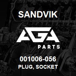 001006-056 Sandvik PLUG, SOCKET | AGA Parts