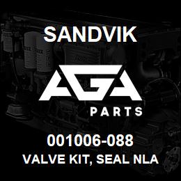 001006-088 Sandvik VALVE KIT, SEAL NLA | AGA Parts