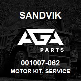 001007-062 Sandvik MOTOR KIT, SERVICE | AGA Parts
