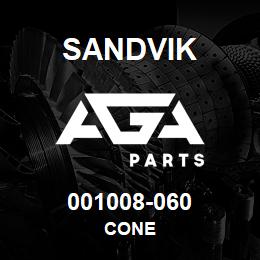 001008-060 Sandvik CONE | AGA Parts
