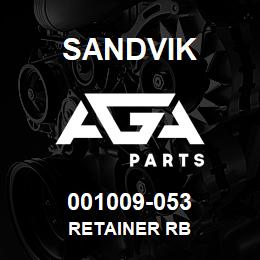 001009-053 Sandvik RETAINER RB | AGA Parts