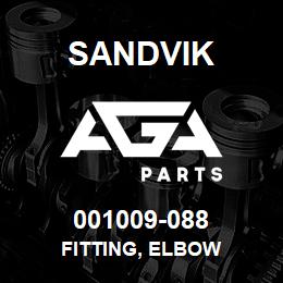 001009-088 Sandvik FITTING, ELBOW | AGA Parts