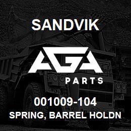 001009-104 Sandvik SPRING, BARREL HOLDN | AGA Parts