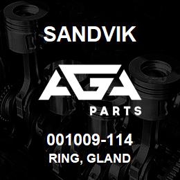 001009-114 Sandvik RING, GLAND | AGA Parts