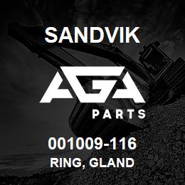 001009-116 Sandvik RING, GLAND | AGA Parts