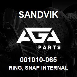 001010-065 Sandvik RING, SNAP INTERNAL | AGA Parts