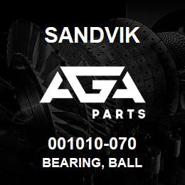 001010-070 Sandvik BEARING, BALL | AGA Parts