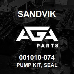 001010-074 Sandvik PUMP KIT, SEAL | AGA Parts