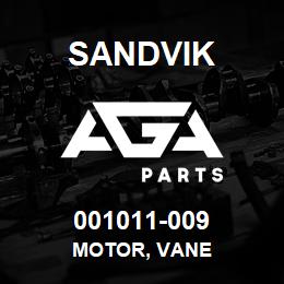 001011-009 Sandvik MOTOR, VANE | AGA Parts
